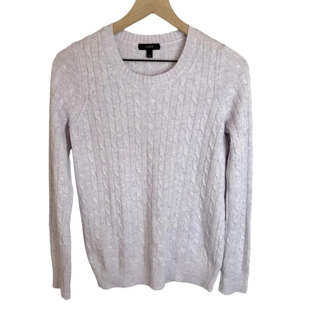 J. Crew Cambridge Wool Purple Sweater